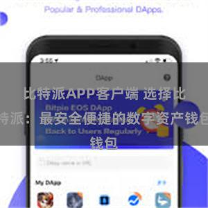 比特派APP客户端 选择比特派：最安全便捷的数字资产钱包