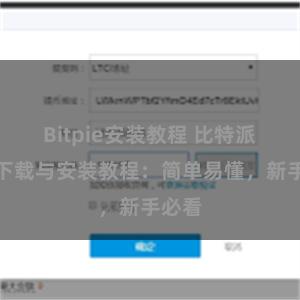 Bitpie安装教程 比特派钱包下载与安装教程：简单易懂，新手必看