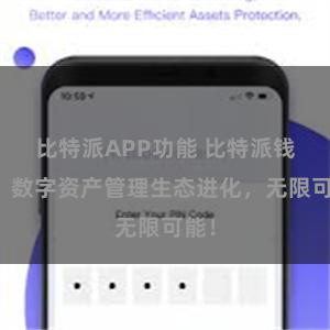 比特派APP功能 比特派钱包：数字资产管理生态进化，无限可能！