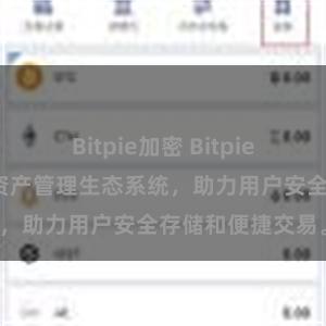 Bitpie加密 Bitpie钱包：打造数字资产管理生态系统，助力用户安全存储和便捷交易。