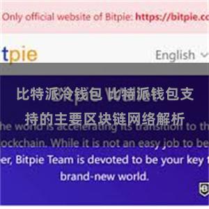 比特派冷钱包 比特派钱包支持的主要区块链网络解析