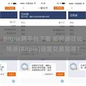 Bitpie跨平台下载 如何通过比特派(Bitpie)设置交易加速？