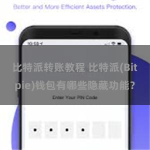 比特派转账教程 比特派(Bitpie)钱包有哪些隐藏功能？