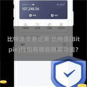 比特派交易记录 比特派(Bitpie)钱包有哪些隐藏功能？