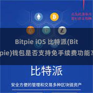 Bitpie iOS 比特派(Bitpie)钱包是否支持免手续费功能？