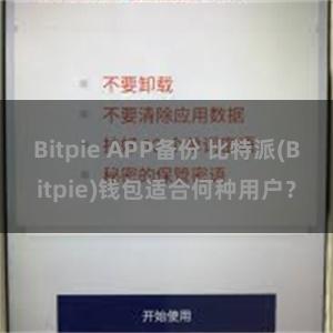 Bitpie APP备份 比特派(Bitpie)钱包适合何种用户？