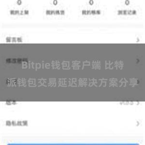 Bitpie钱包客户端 比特派钱包交易延迟解决方案分享