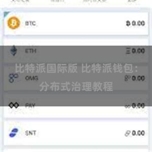 比特派国际版 比特派钱包：分布式治理教程