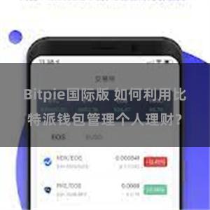 Bitpie国际版 如何利用比特派钱包管理个人理财？