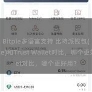 Bitpie多语言支持 比特派钱包(Bitpie)和Trust Wallet对比，哪个更好用？