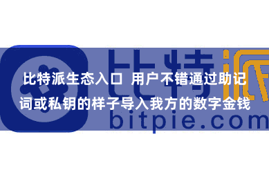 比特派生态入口  用户不错通过助记词或私钥的样子导入我方的数字金钱