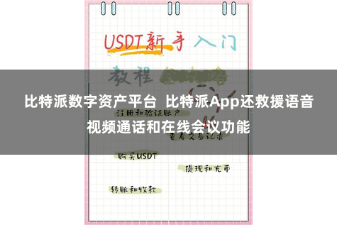比特派数字资产平台  比特派App还救援语音视频通话和在线会议功能